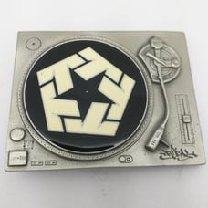 Vintage Tribal Streetwear Turntable Belt buckle