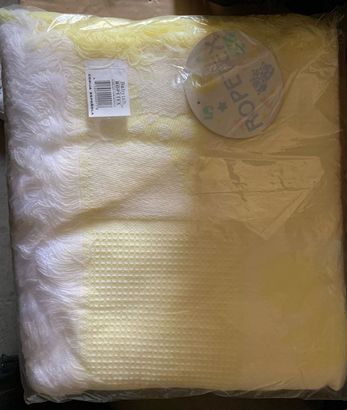 Vintage Babyish Ropetex Unisex Animal Blanket