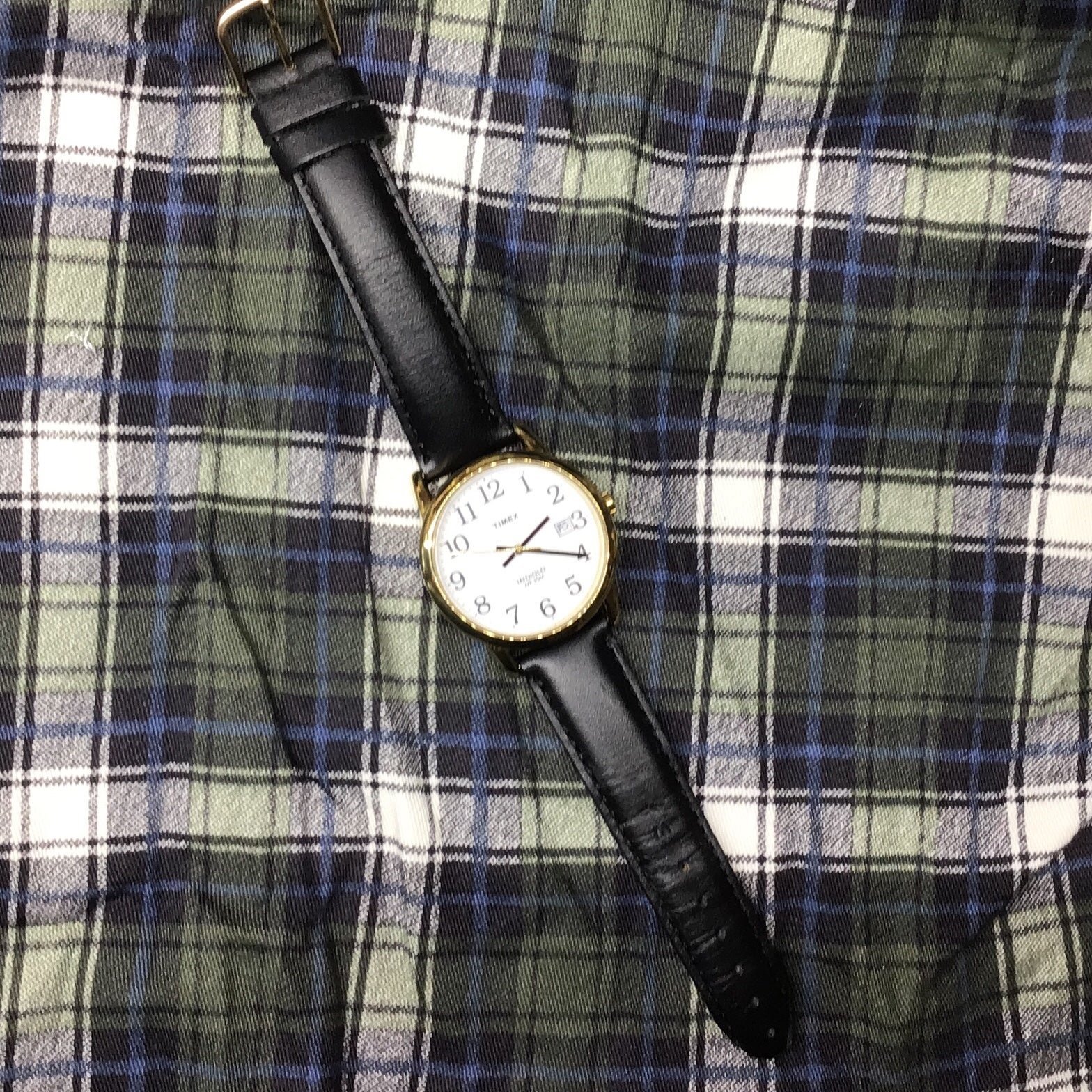 Timex Men’s Indiglo Easy Reader Gold Tone Watch