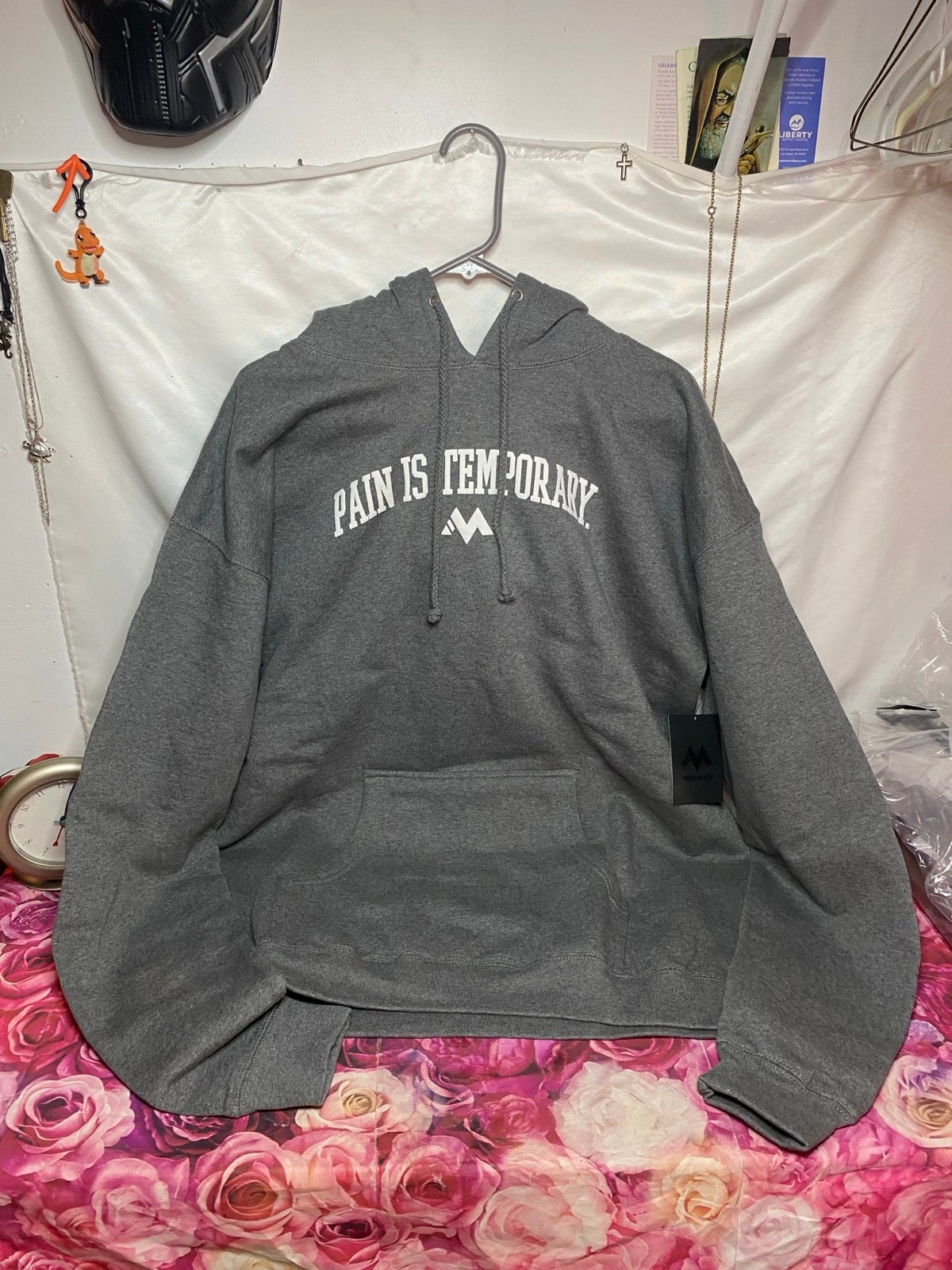 Mens Mentality “pain is temporary” hoodie