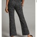 NWT Maeve Anthropologie Mollie Flare Pull-On Pants Leopard Grey Women’s Small