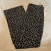 NWT Maeve Anthropologie Mollie Flare Pull-On Pants Leopard Grey Women’s Small