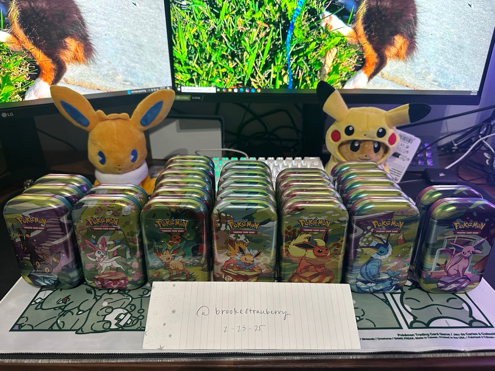 5x Pokemon Prismatic Evolutions Mini Tins (Assorted) - Reserved for Sarah