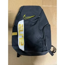 Nike Elite Pro Basketball Backpack Gym Black Metallic Gold - Brand New