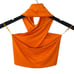 The Andamane Jasmine Halter Top in Orange Size S