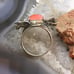 Carolyn Pollack Sterling Silver Oval Pink Coral Decorated Ring Size 7 For Women