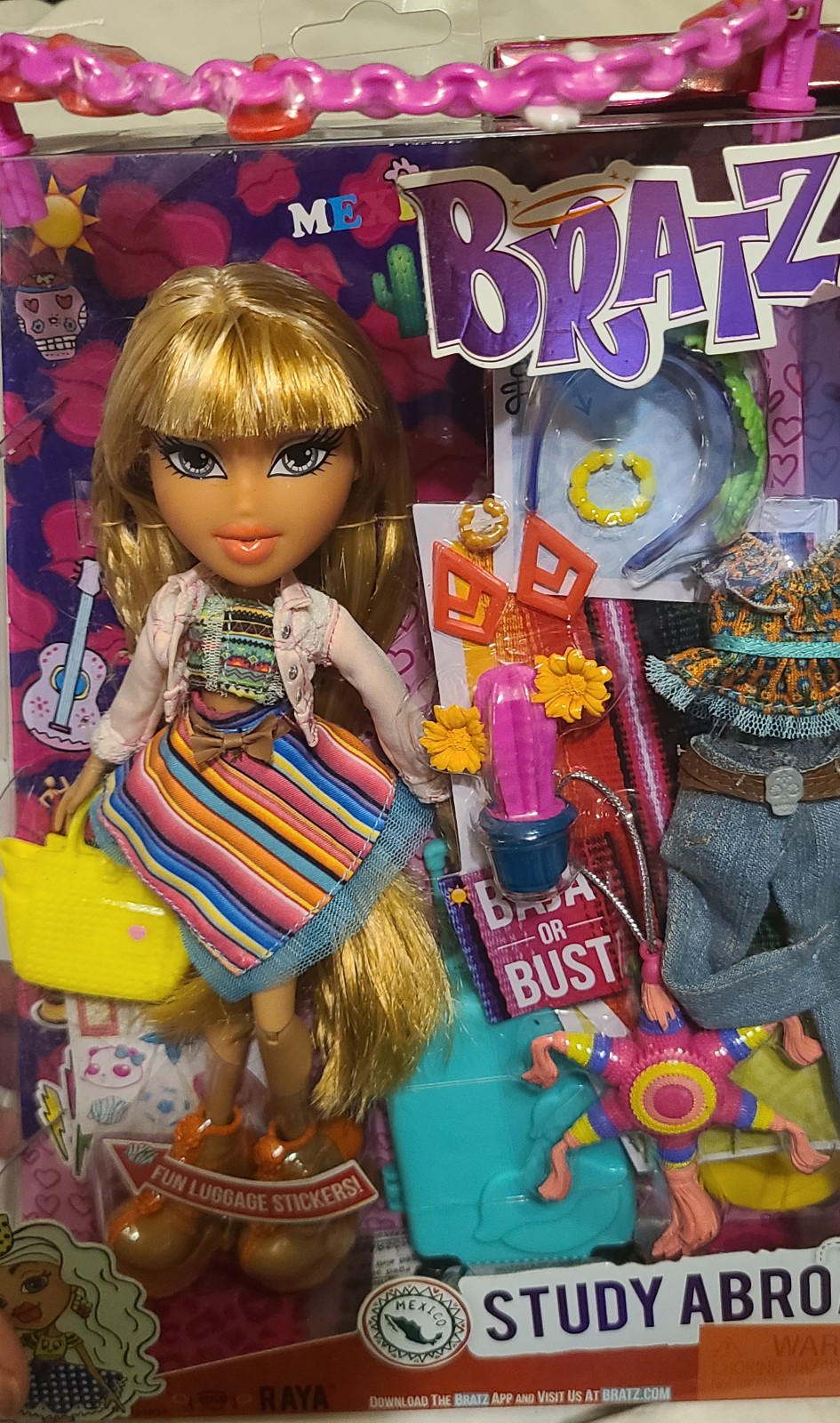 Bratz MEXICO Study Abroad with RAYA shop Doll NIP