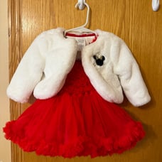 Christmas dress and jacket