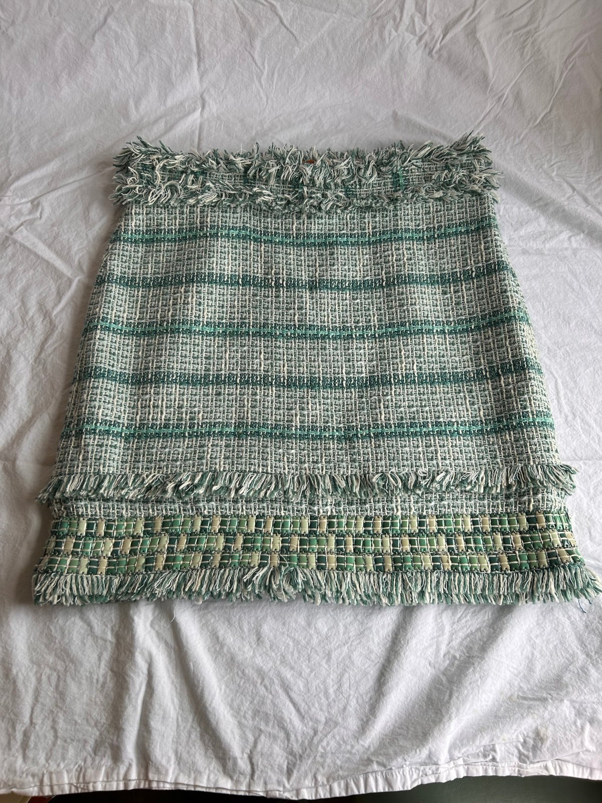 NWOT Tory Burch Nora Ribbon tweed skirt women’s Sz 12
