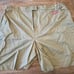 Lot of 2 Vintage 90’s Hanes Mens Work Canvass Shorts - sz 52 Beige.