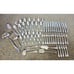 VINTAGE 63 PCS Rostfrei Drees Haliso Solingen 90 GERMANY FLATWARE Silver Plate
