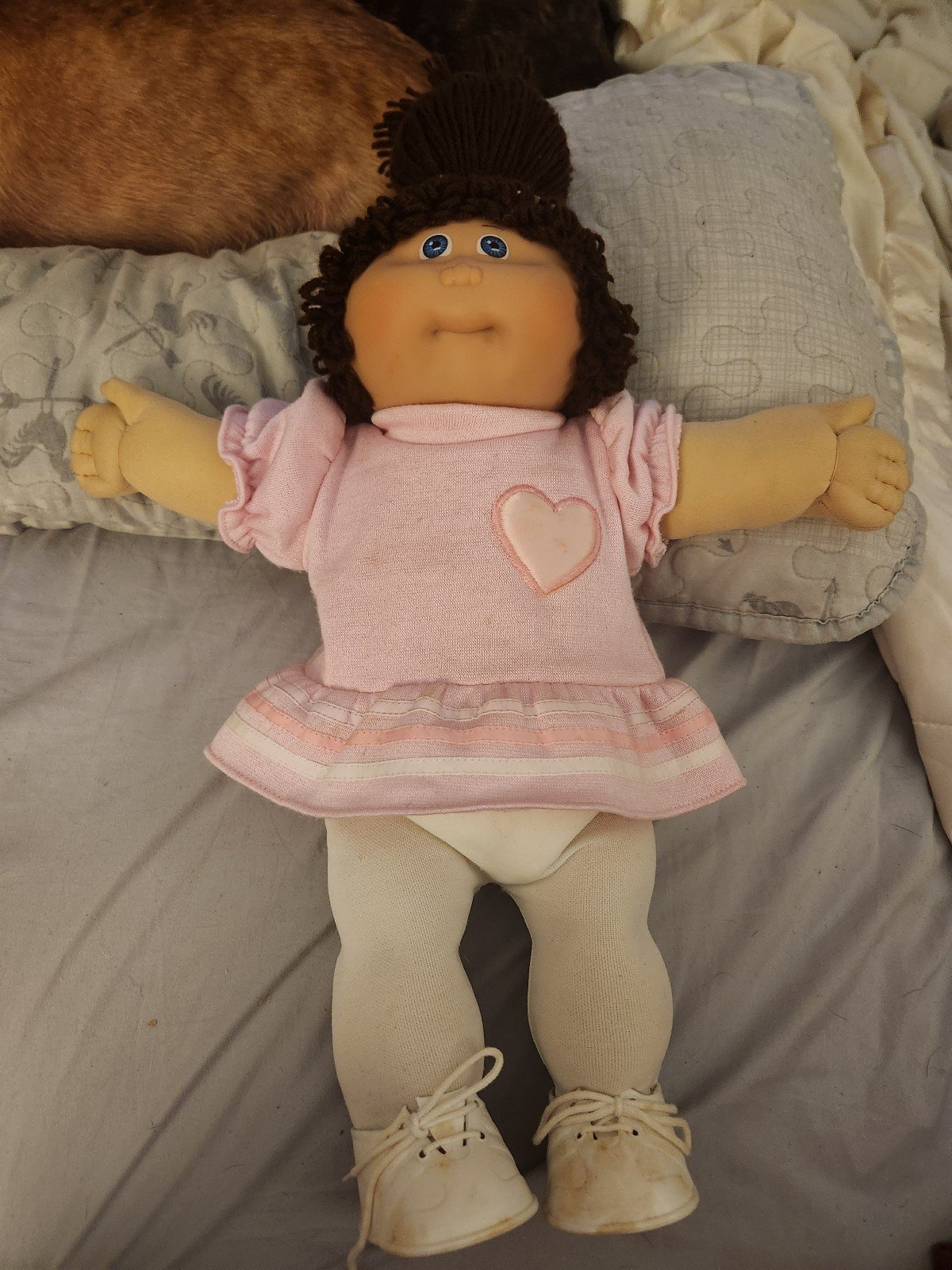 Vintage cabbage Patch Kid doll single ponytail 1984