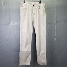 Canali 5 Pocket Pant Men's 32x31 Regular Fit Lightweight Beige Tan Stretch Twill