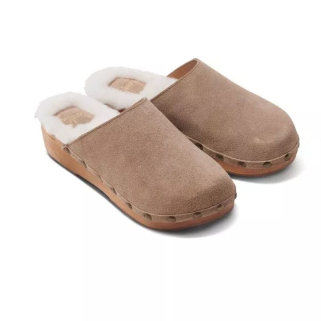 BEEK Mallard Shearling clogs slippers size 6 brand new