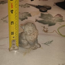 Very old cast iron kitty