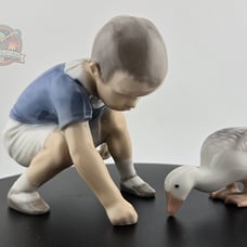 Bing & Grøndahl Copenhagen Porcelain Figurines – Collectible Danish Art