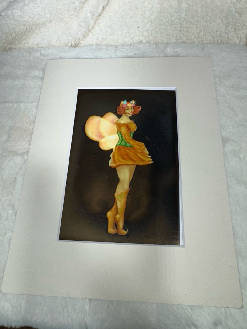 VTG very unique fairy photograph art