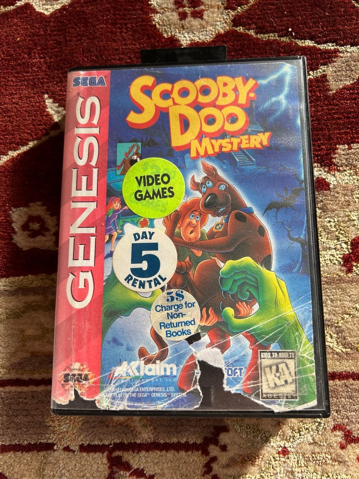 Scooby Doo Mystery Sega Genesis in box
