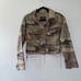 Abercrombie & Fitch Camo Distressed Crop Jacket