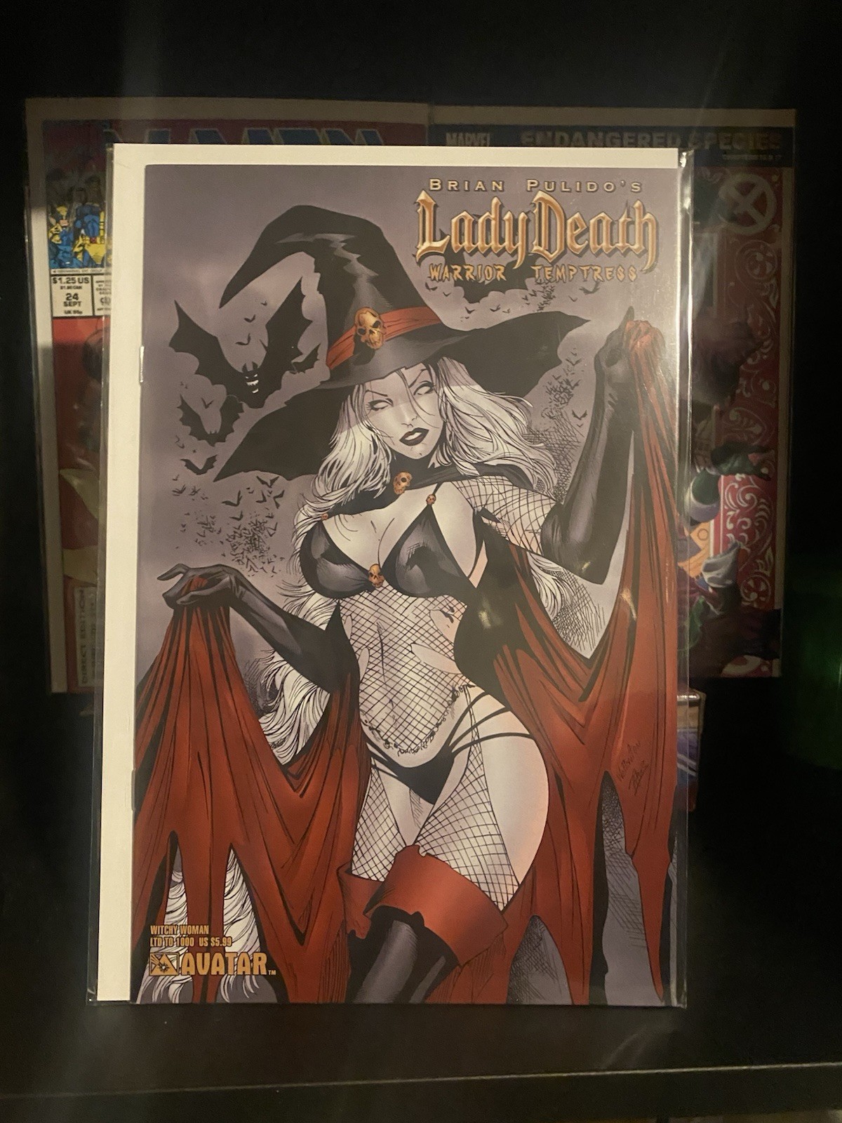 brian pulido's Lady Death: Warrior Temptress #nn Witchy Woman Cover NM