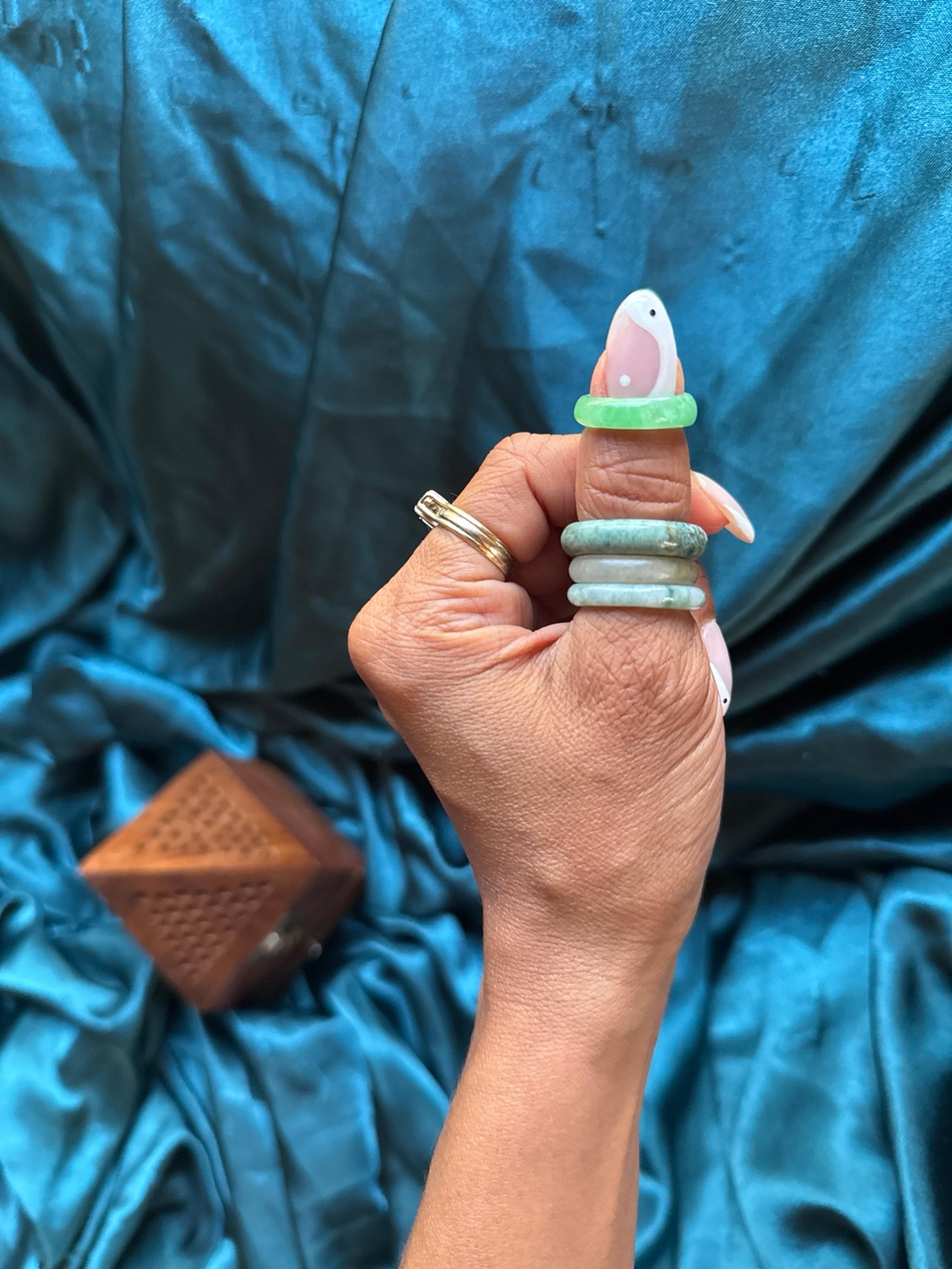 Jade Ring Size 4.75