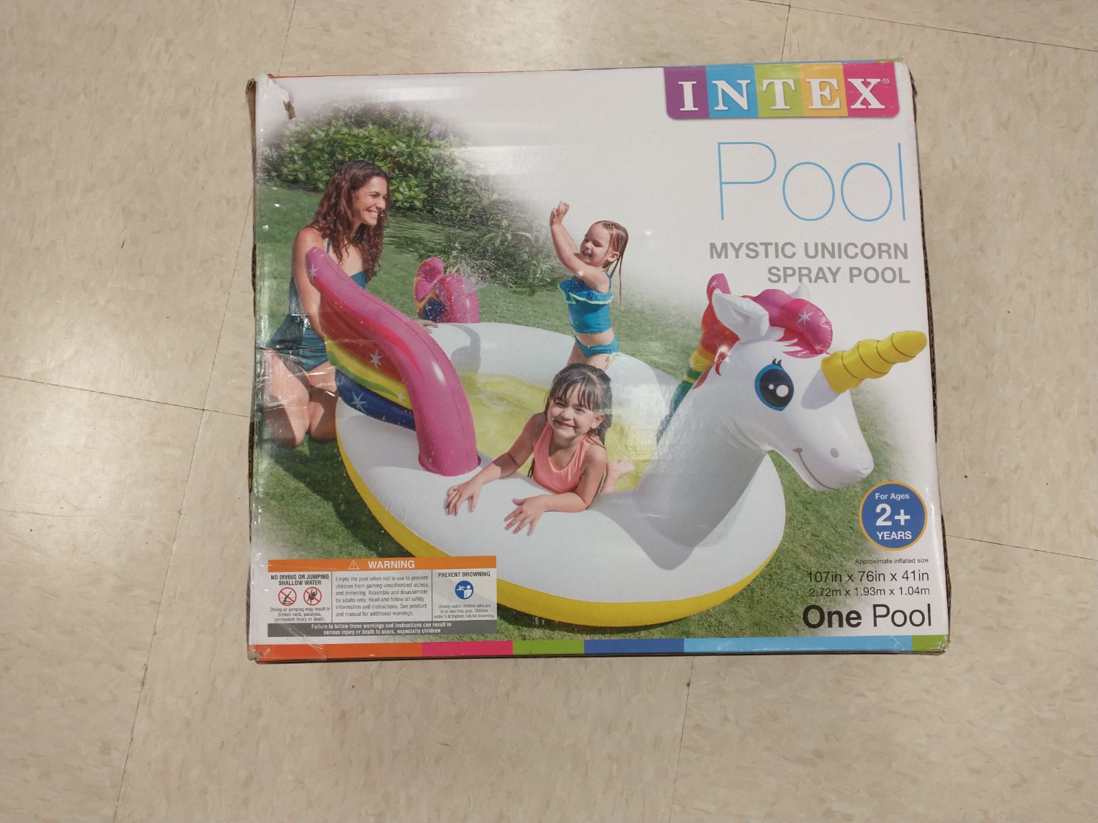 Intex Mystic Unicorn Spray Pool