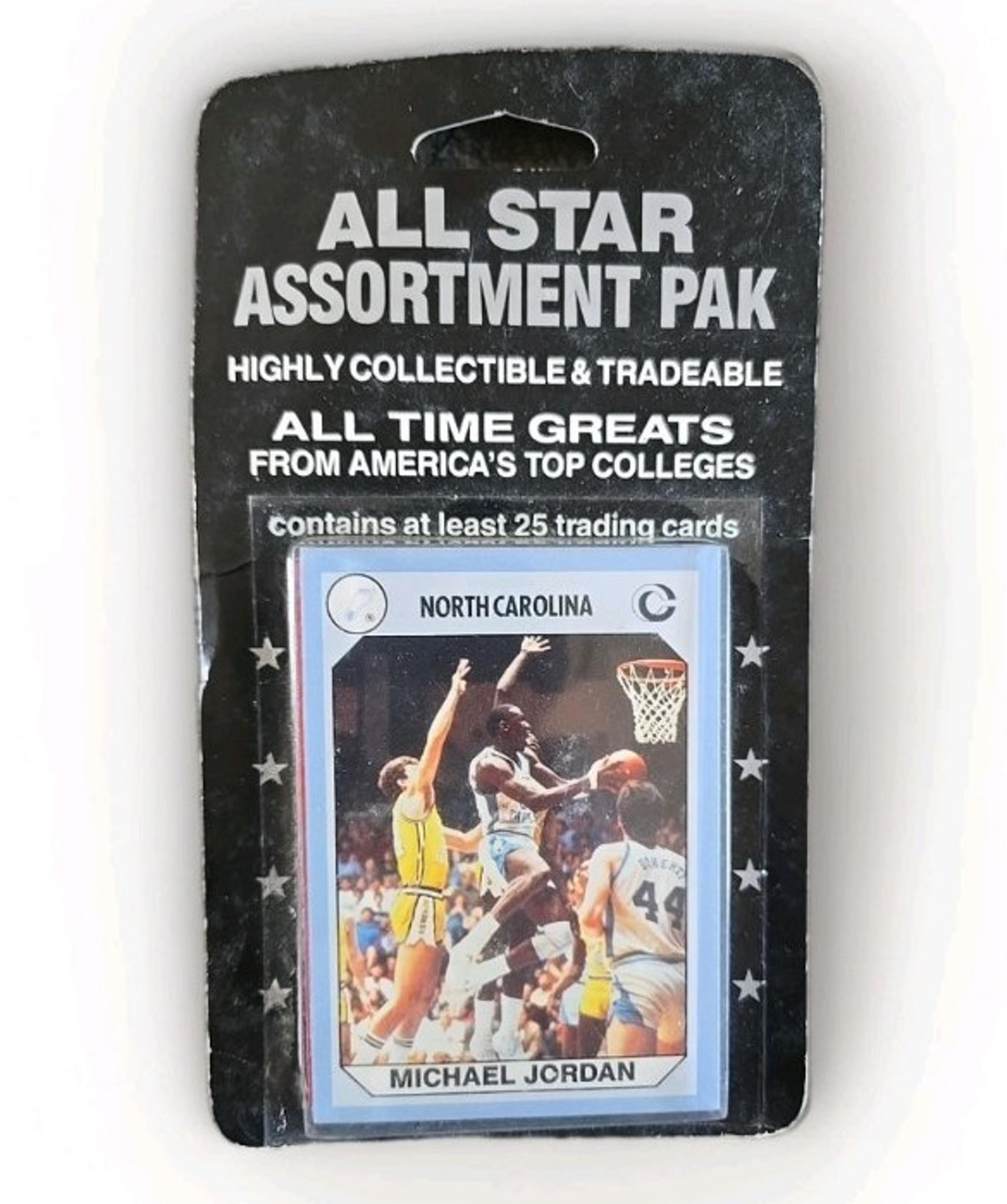 NCAA ALL STAR Assortment Pak Officially Licensed All-Time Great 25 Trading Cards - Coca-Cola