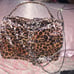Leopard velvet crop/tube\halter top