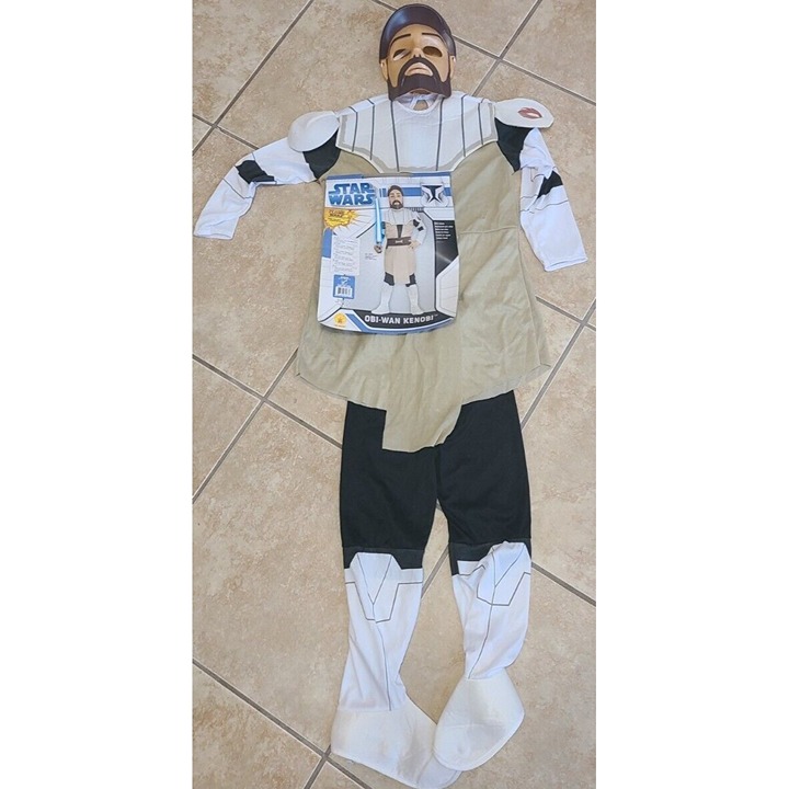 OFFICIAL STAR WARS OBI WAN KENOBI CHILD SIZE 8-10 Used Once Clone Wars Cosplay