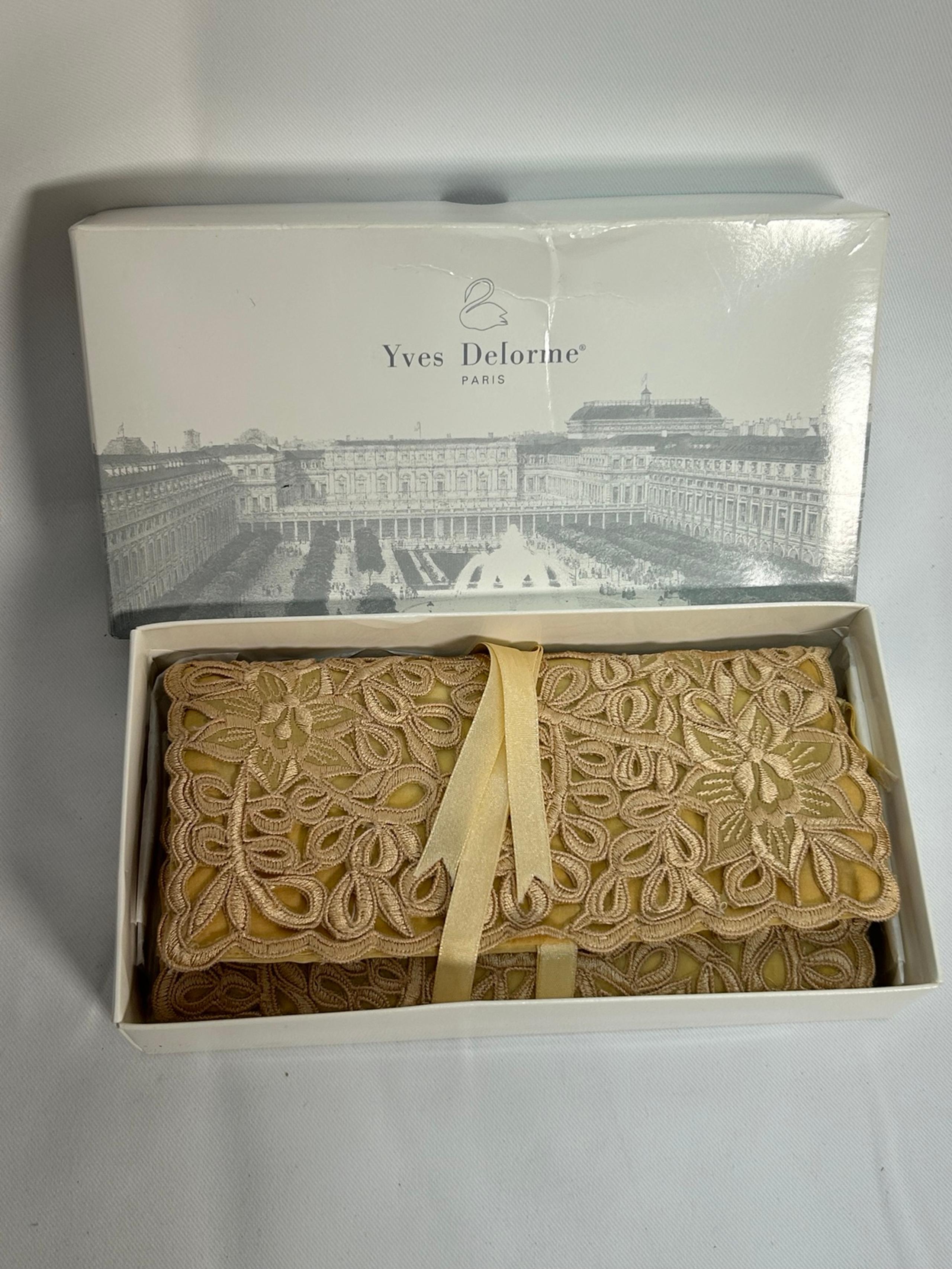 Yves Delorme soft Silk Wallet Made In France