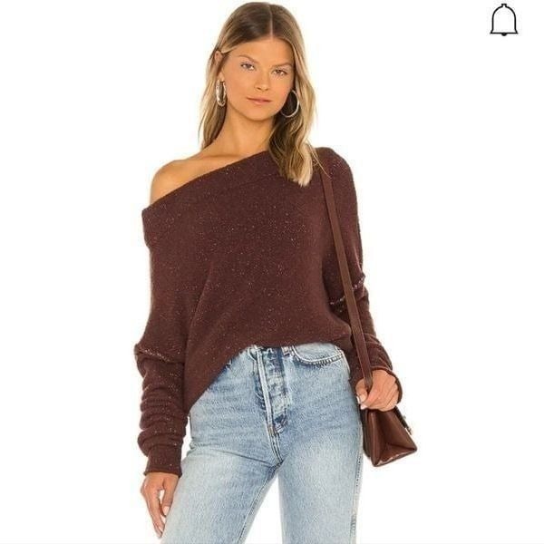 Free People San Vincente Pullover In Birch Bark