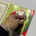 Vintage 1974 Santa’s Beard A Golden Touch And Feel Peek A Boo Board Book