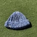 Blue Velvet Beanie - Handmade Winter Hat - Soft Crochet Knit - Cute Gift Idea -