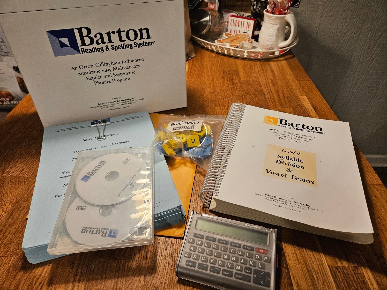 Barton reading and spelling level 4