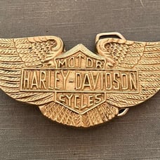 Harley Davidson GERMAN SILVER Belt Buckle