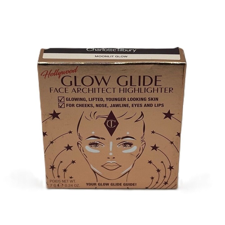 Charlotte Tilbury Glow Glide Face Architect Highlighter Moonlit Glow