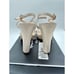 Nina Women's Saralyn Platform Block Heel Evening Sandals size 7 M Platino
