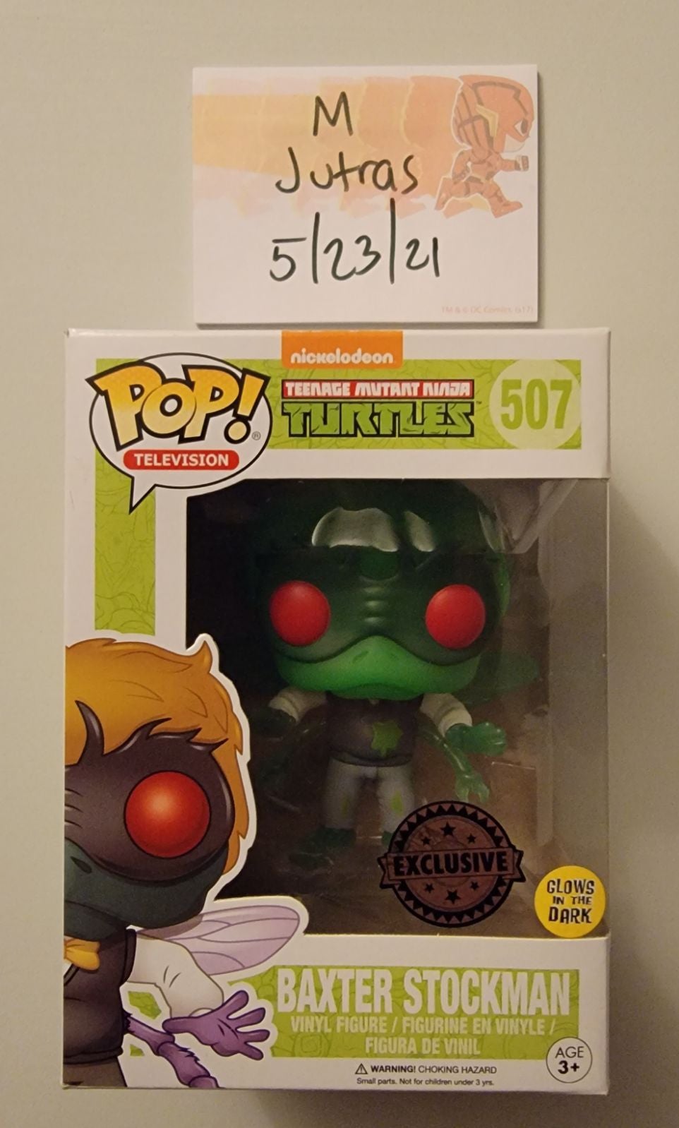 Baxter Stockman GITD Funko Pop