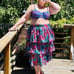 Tabitha brown target tropical print tiered midi skirt