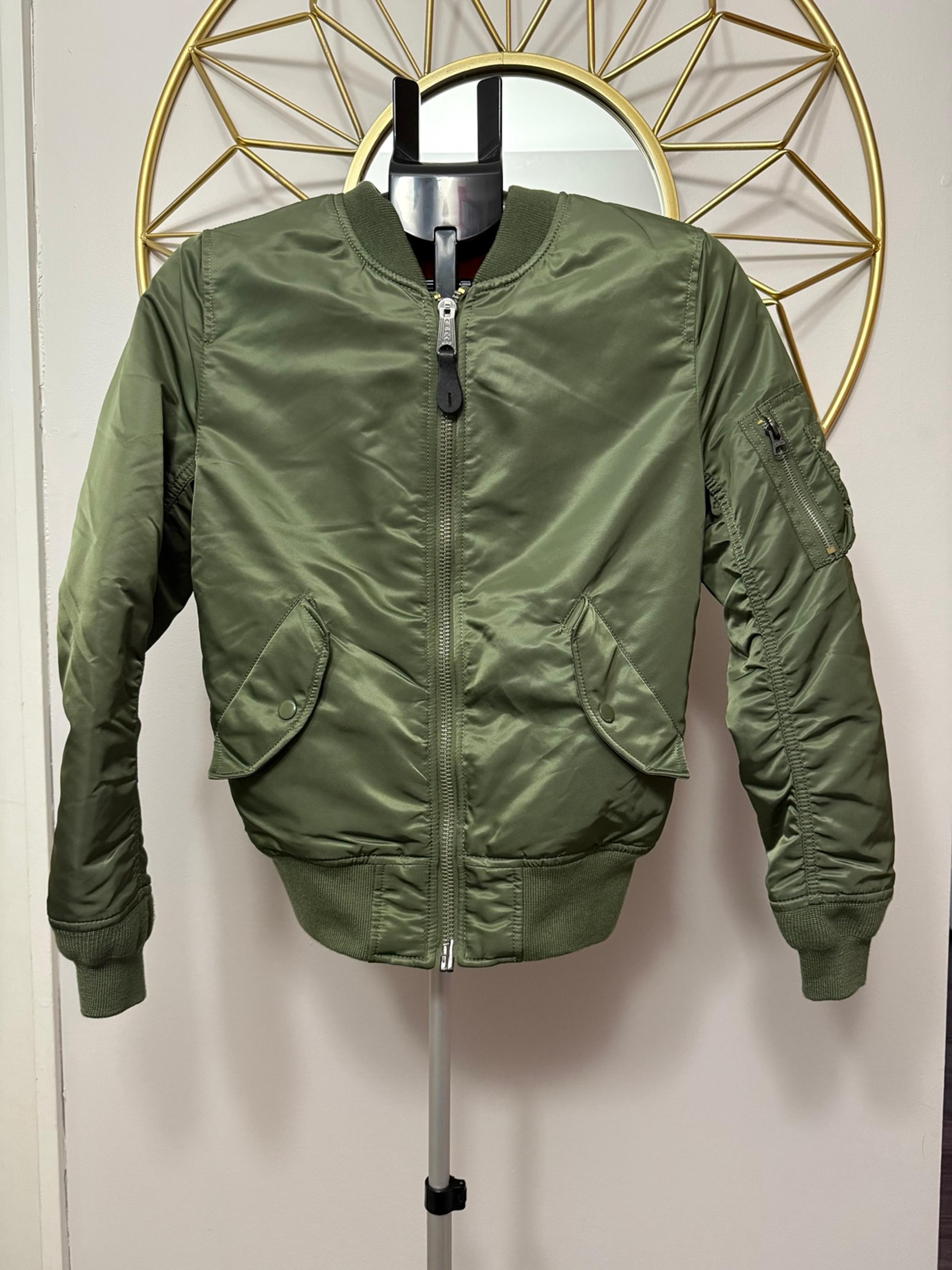 Alpha Industries Green Bomber Jacket - Women’s XS