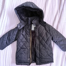 Mayoral quilted navy jacket 12m