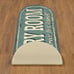 2x5 Laundry Room Runner Rug, 20 x 59 Oval, Baby Blue