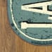 2x5 Laundry Room Runner Rug, 20 x 59 Oval, Baby Blue