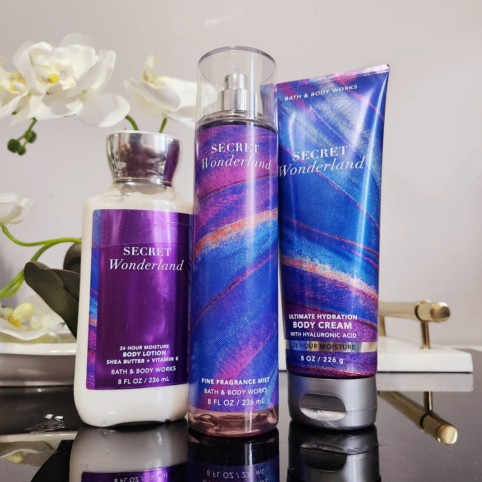 NEW Bath and Body Works Secret Wonderland 3pc set