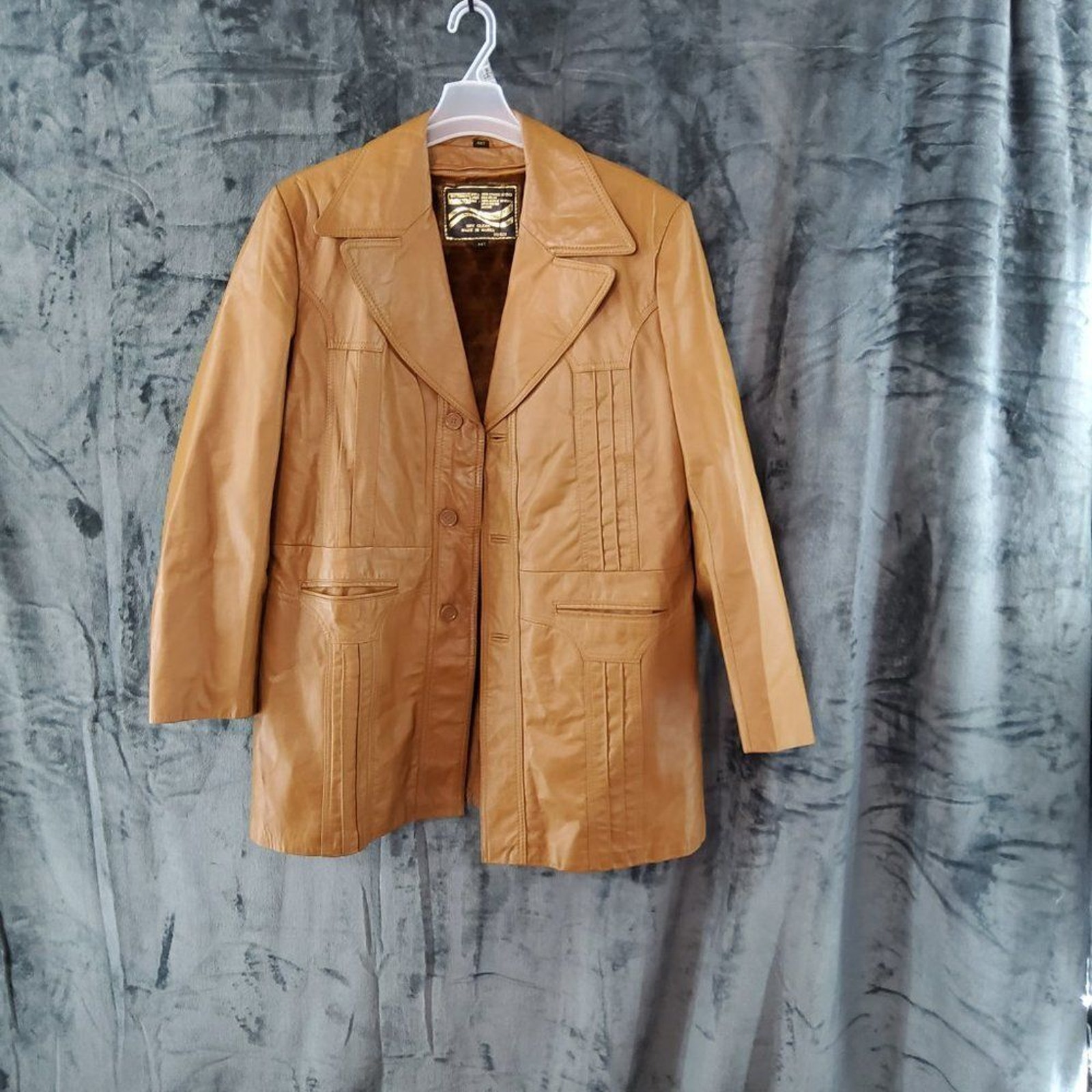 VINTAGE Montgomery Ward Leather Jacket 70S