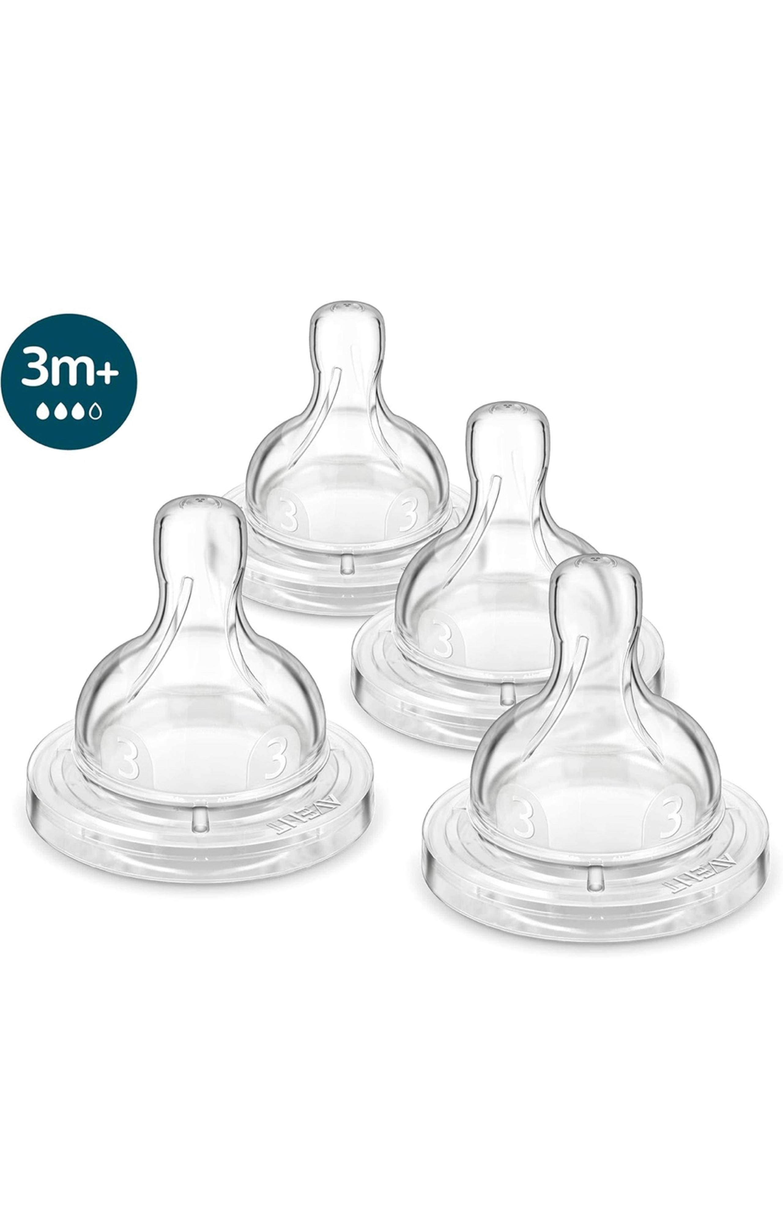 Philips AVENT Anti-Colic Baby Bottle Flow 3 Nipple,