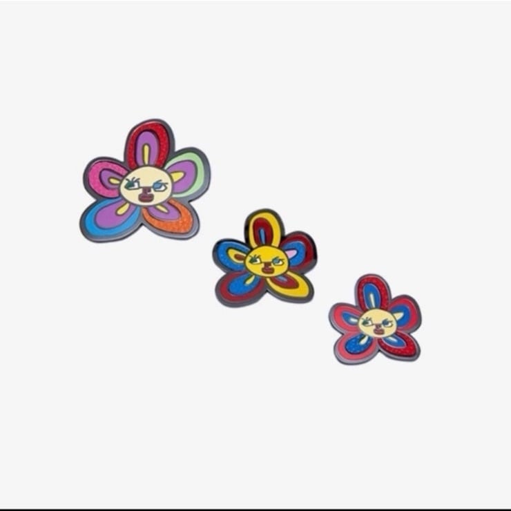 Taehyung V Artist Made Merch Flower Buddies Brooch Set Unopened New