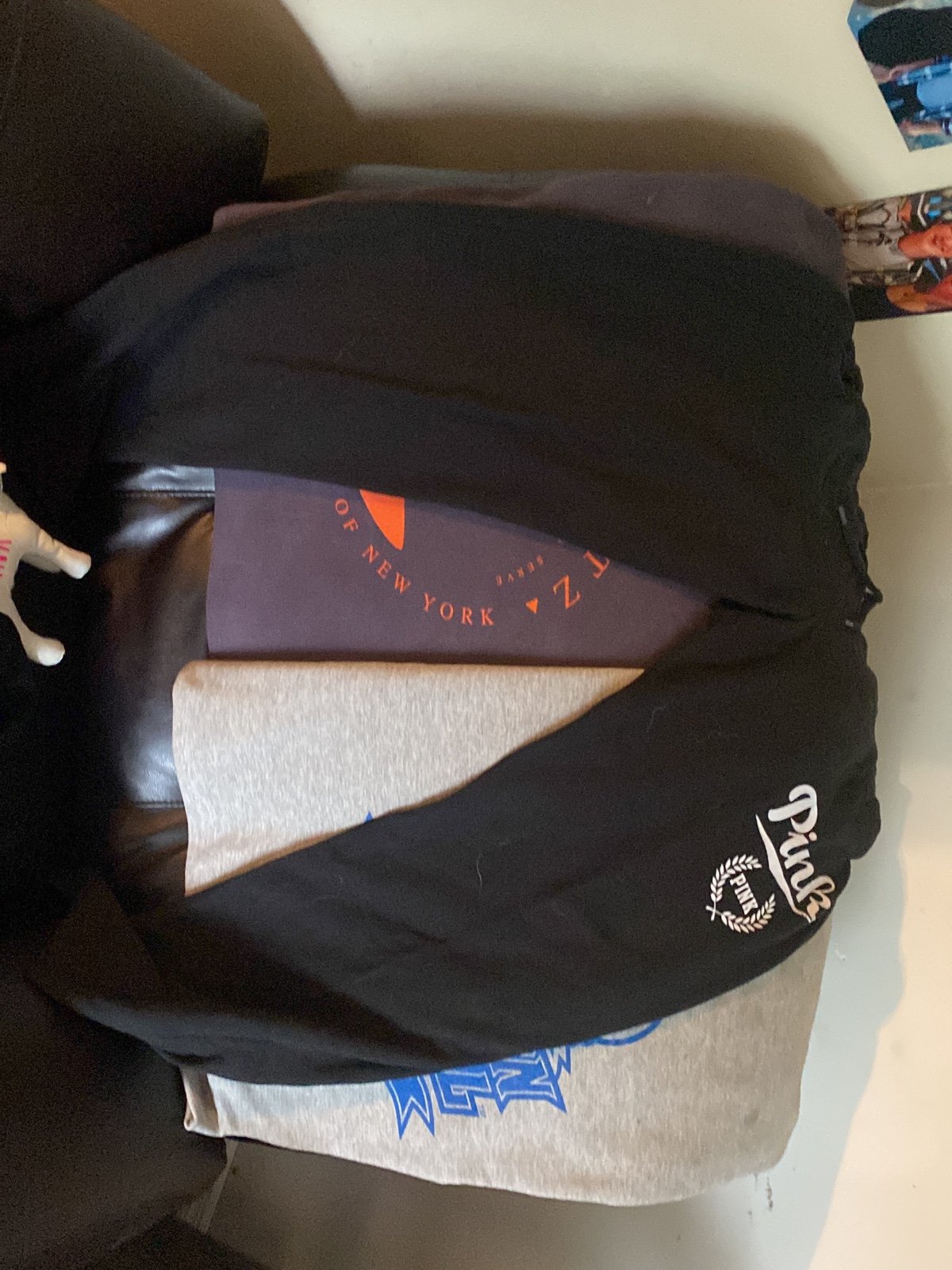 Gently used, PINK/VS/medium sweatsuit, includes joggers and zip up