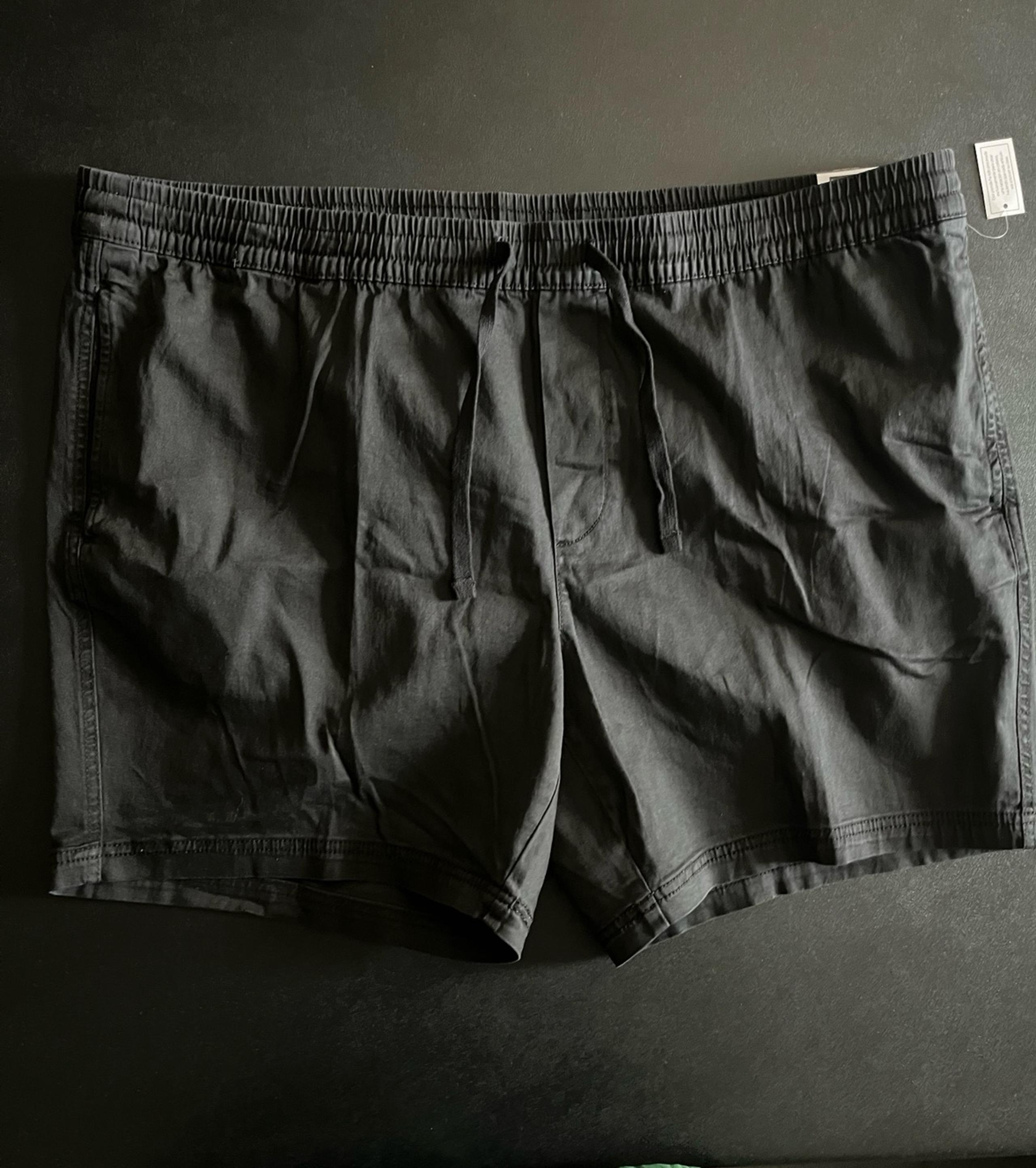 No Boundaries Mens Twill Jogger Short 2XL Black