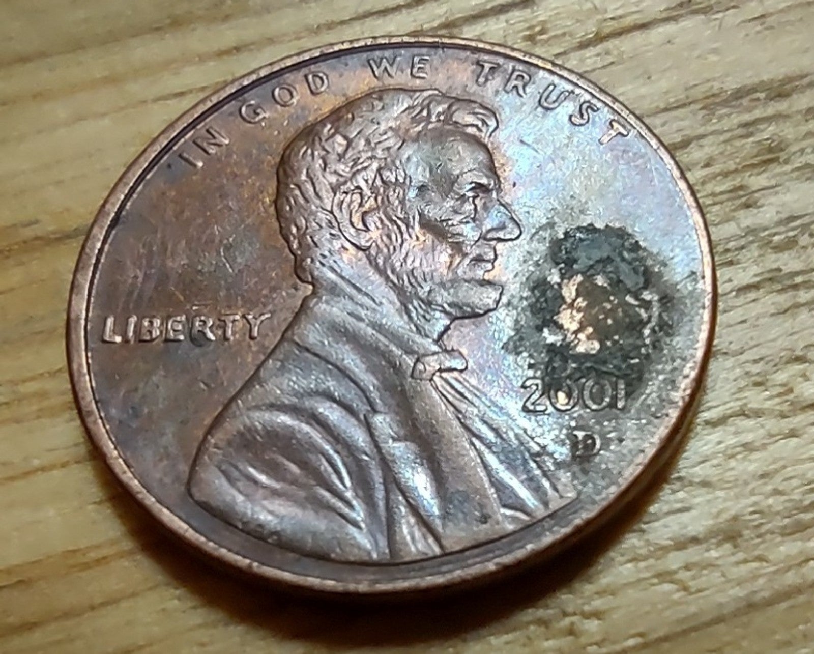 2001 D Lincoln Penny Rare